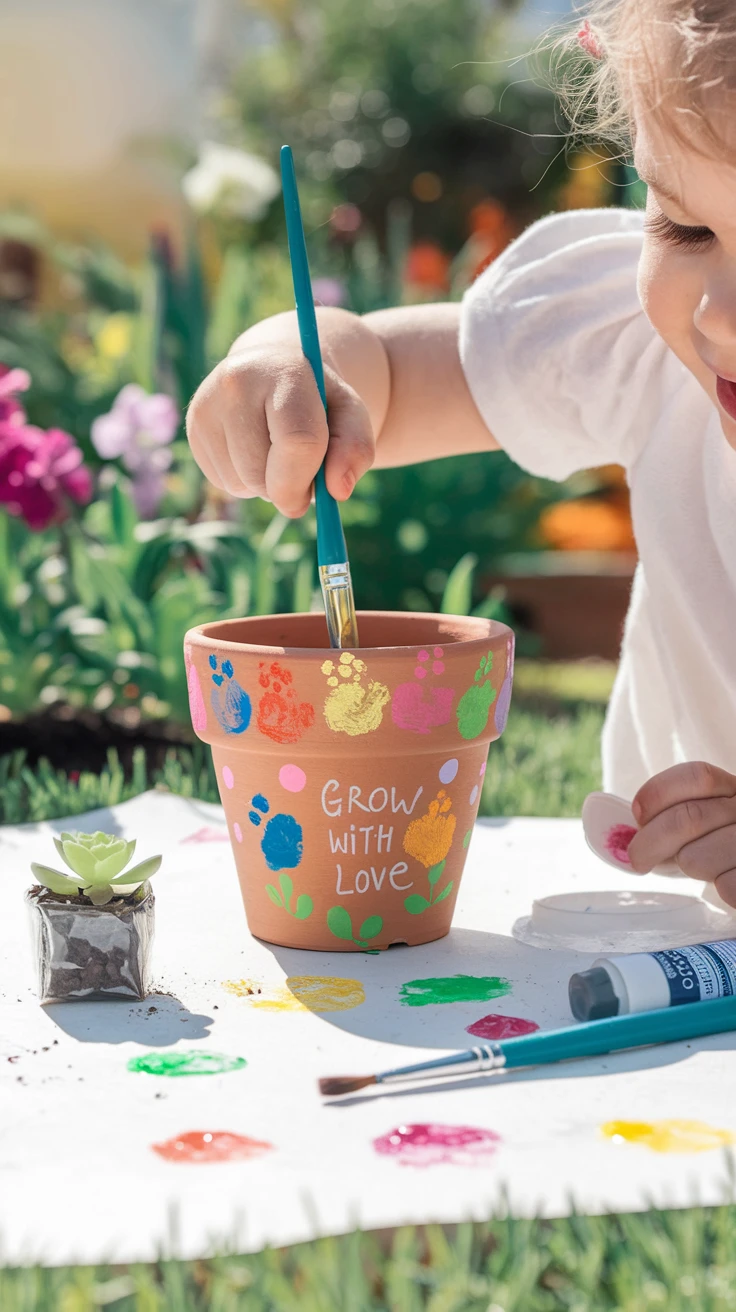 4. Decorative Flower Pot: Planting Smiles