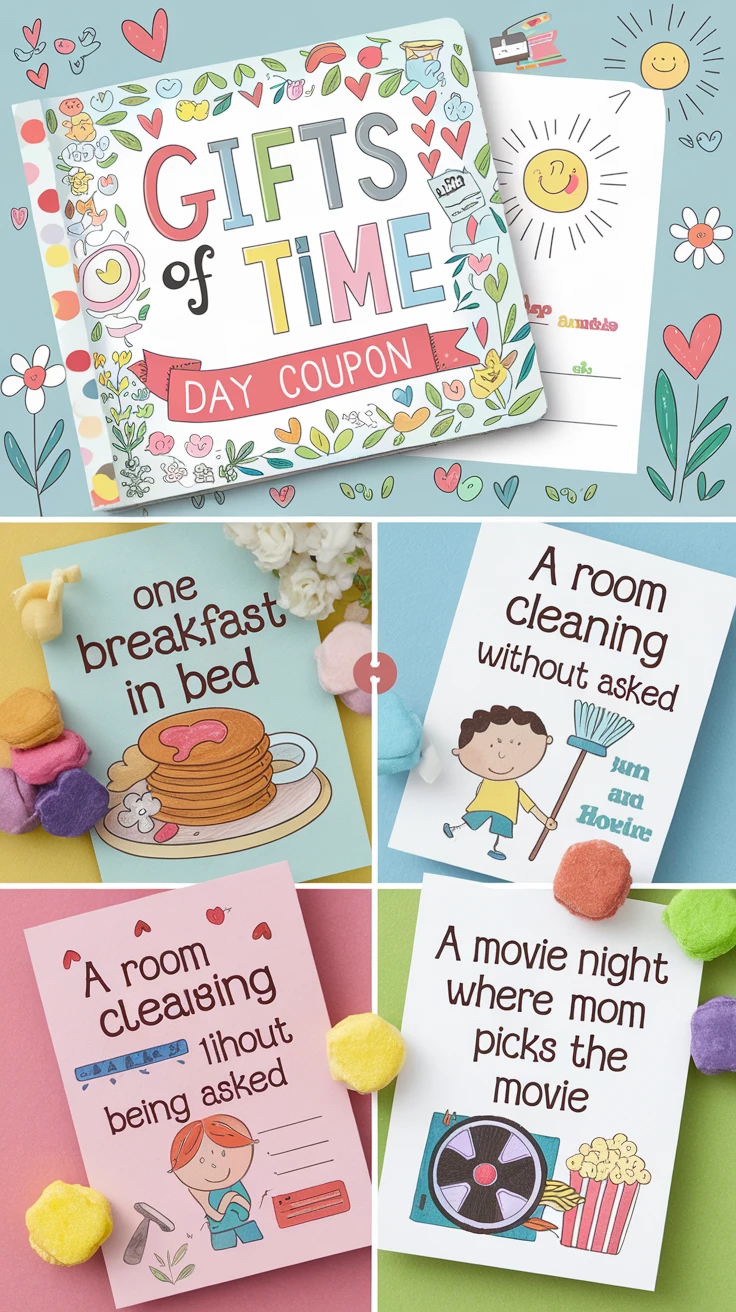 5. Mother's Day Coupon Book: Gifts of Time