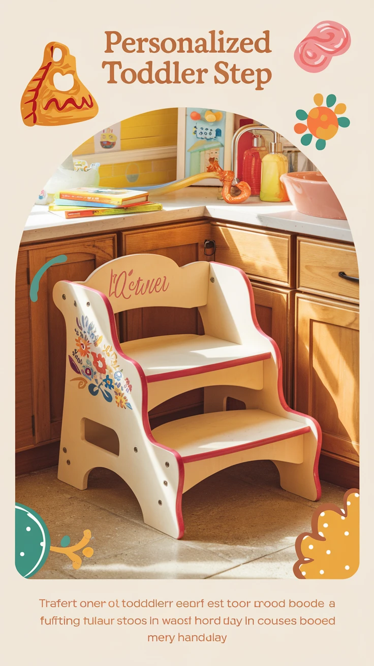 6. Personalized Gift Ideas for Toddlers: Custom Step Stools