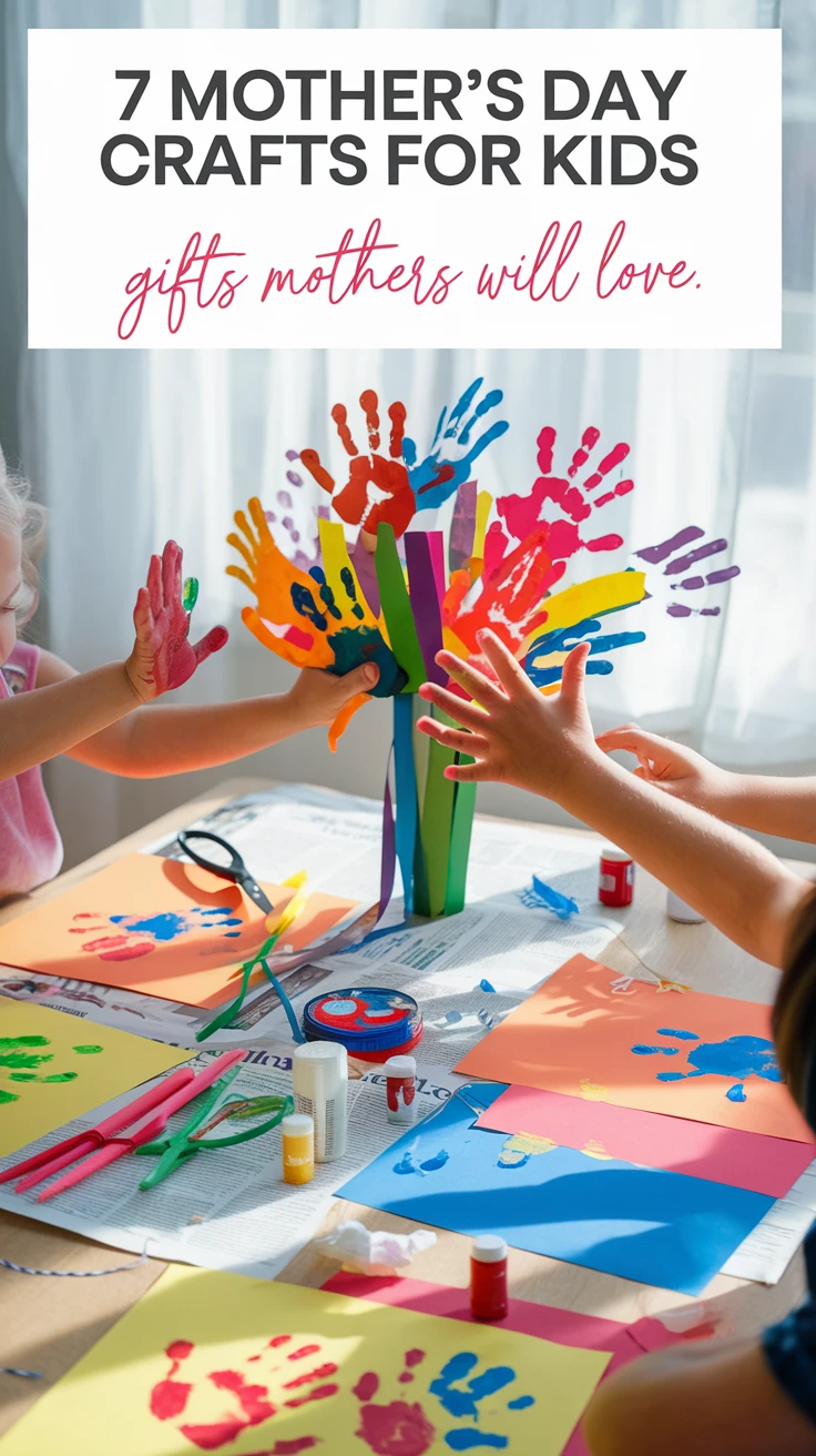 7 Mother's Day Crafts for Kids - Gifts Mothers Will Love