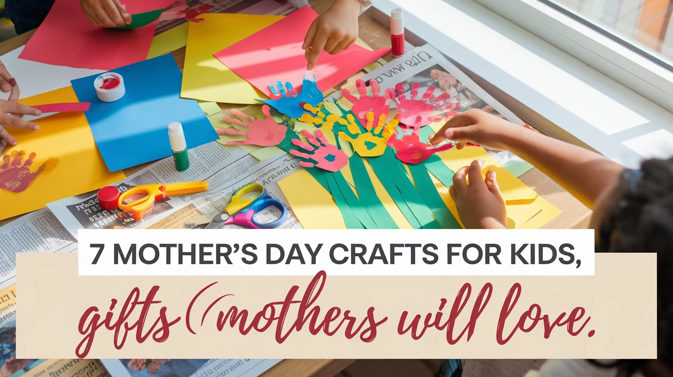 7 Mother's Day Crafts for Kids - Gifts Mothers Will Love