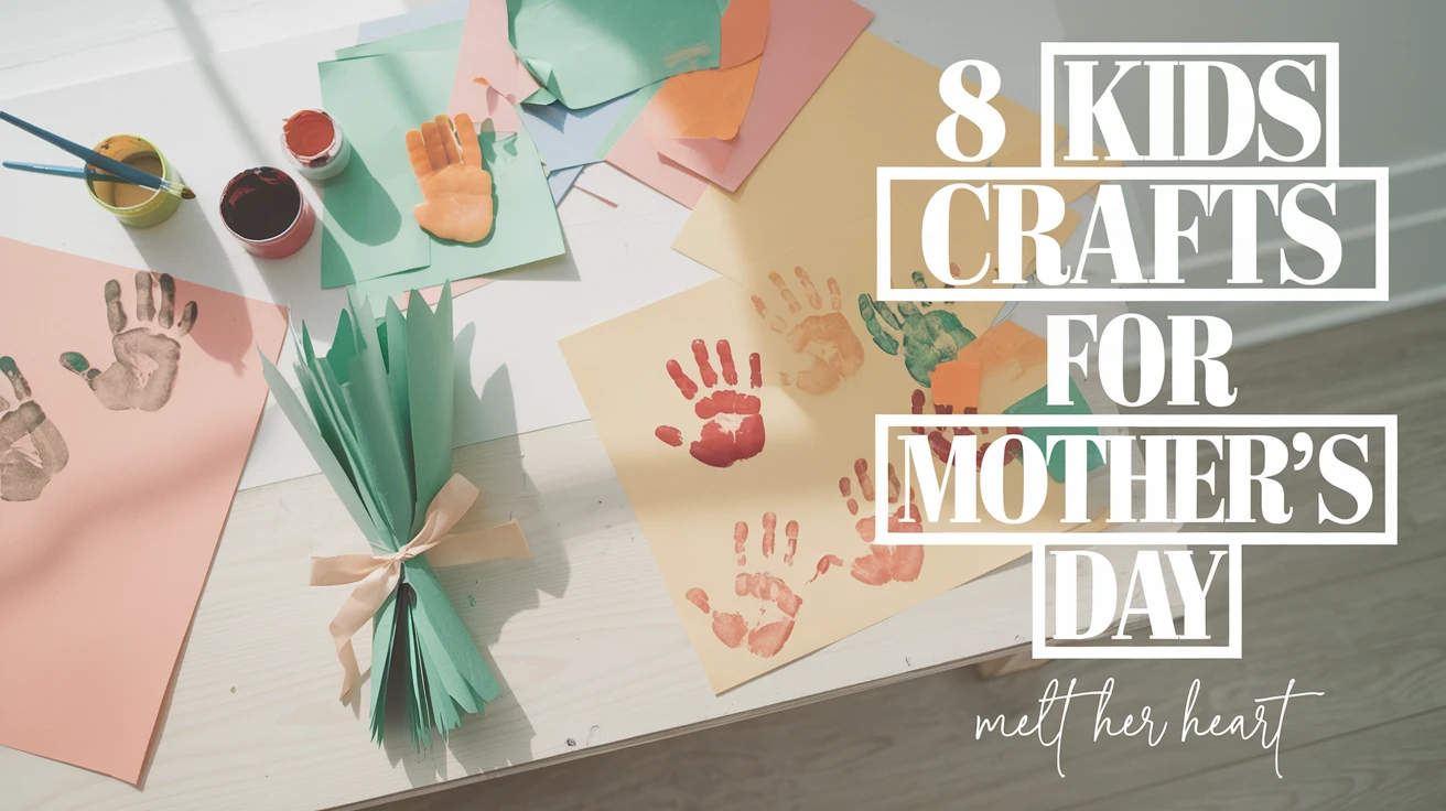 8 Kids Crafts for Mothers Day to Melt Her Heart