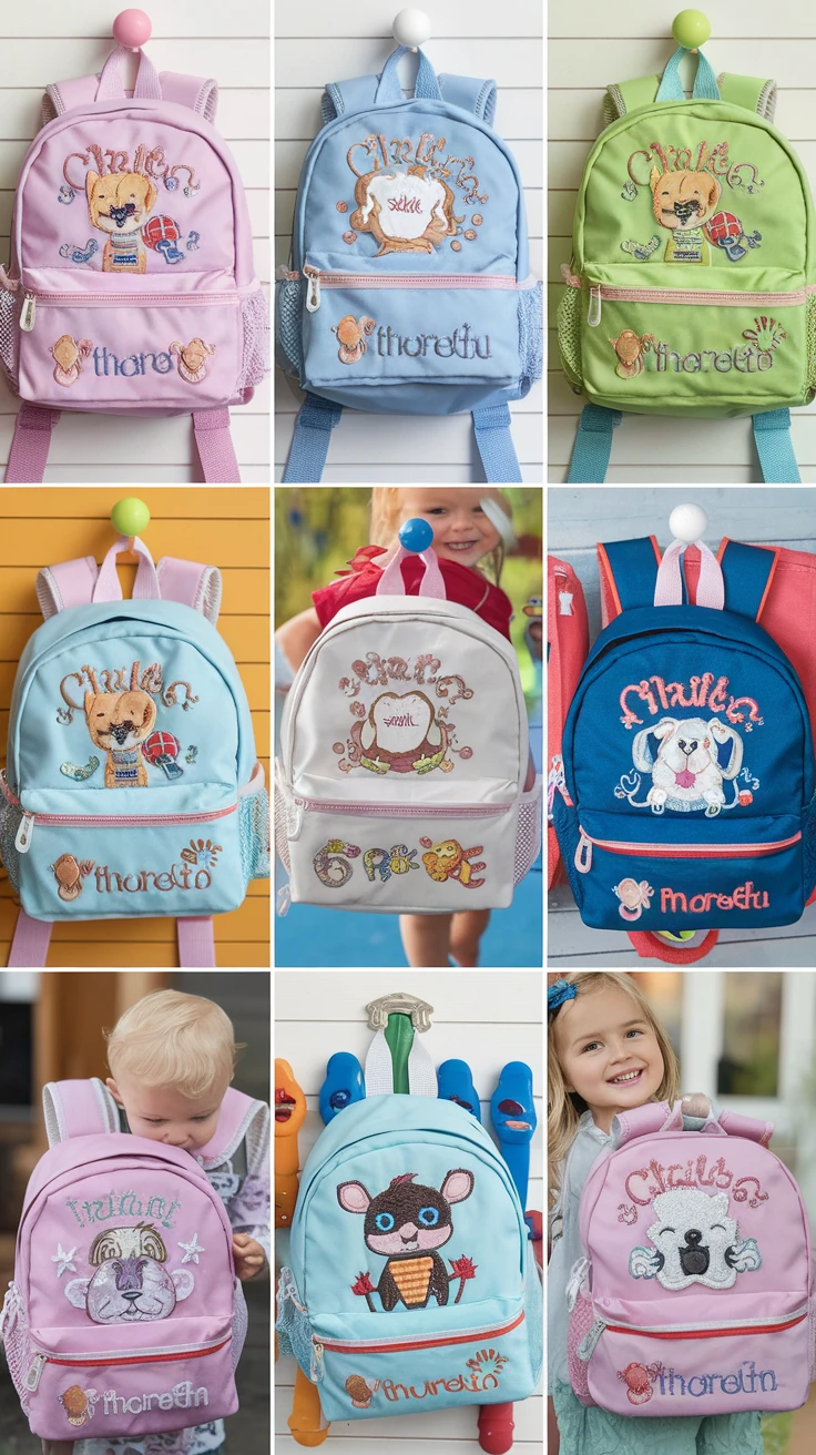 8. Personalized Backpacks and Lunch Bags
