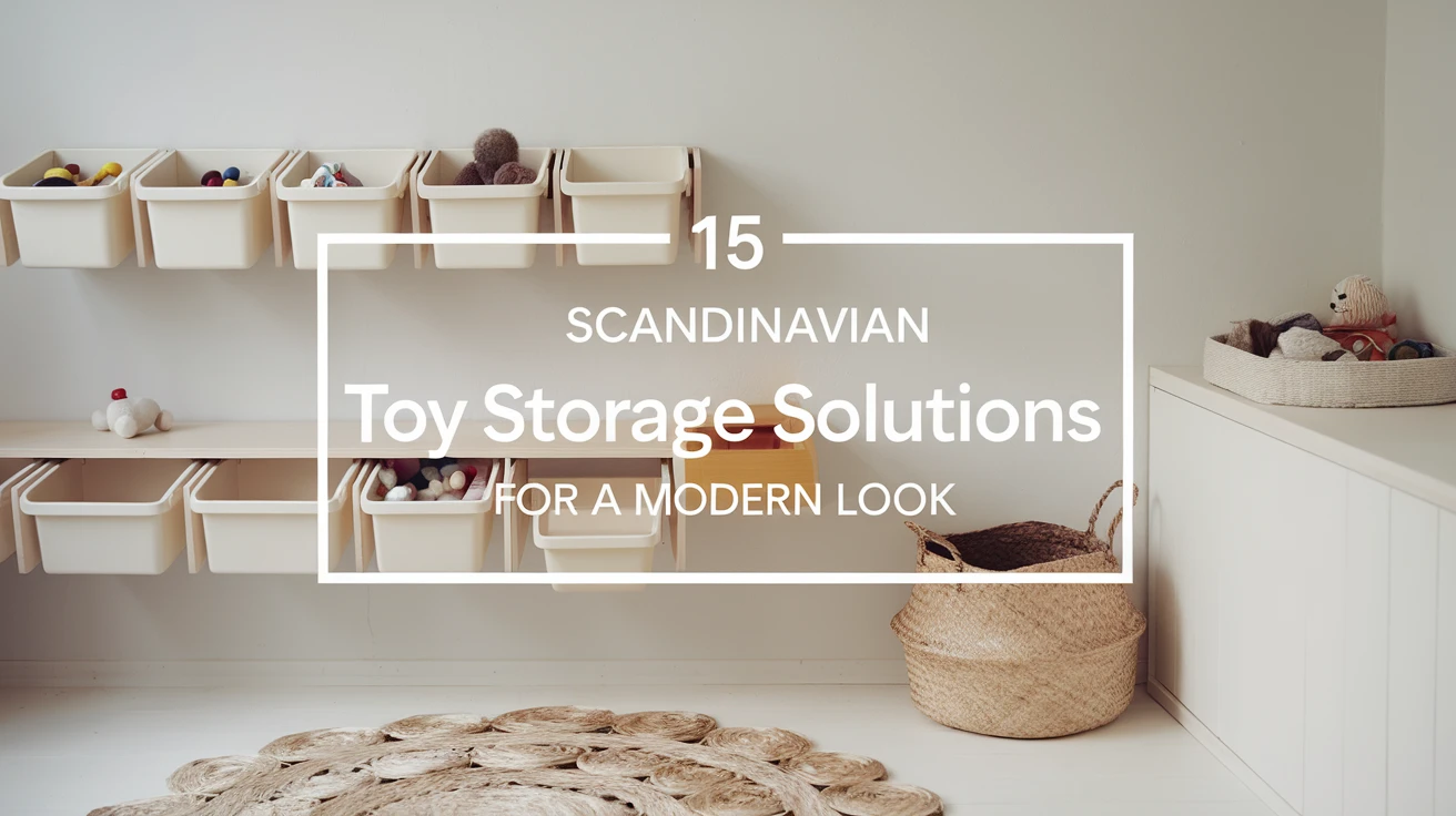 15 Scandinavian Toy Storage Solutions for a Modern Look