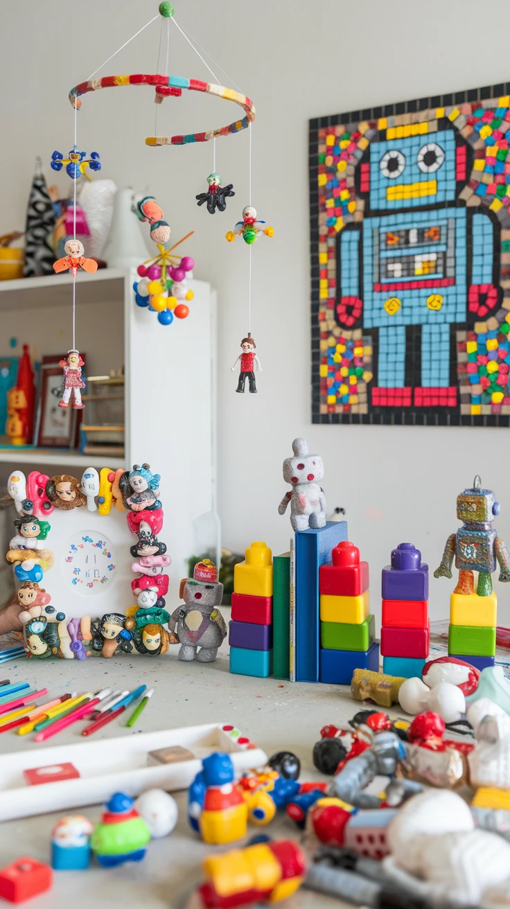 2. Creative Arts and Crafts with Duplicate Toys