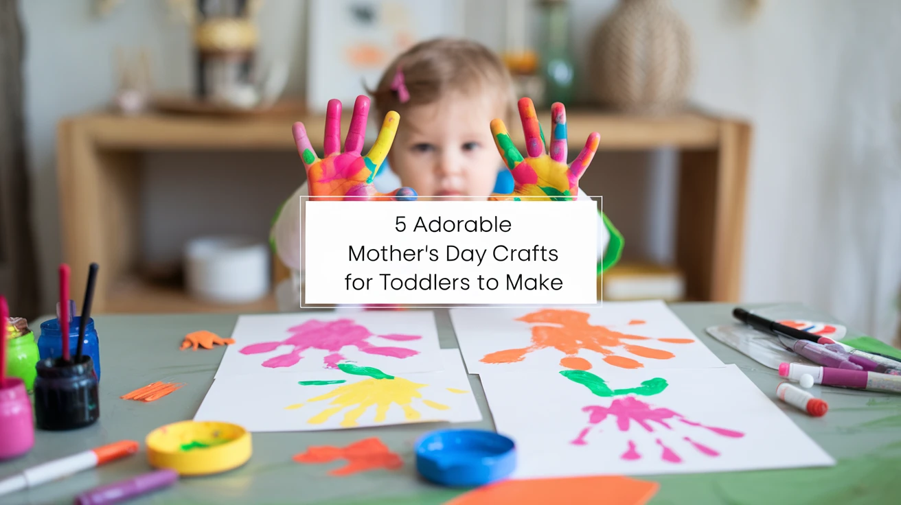 5 Adorable Mother's Day Crafts for Toddlers to Make