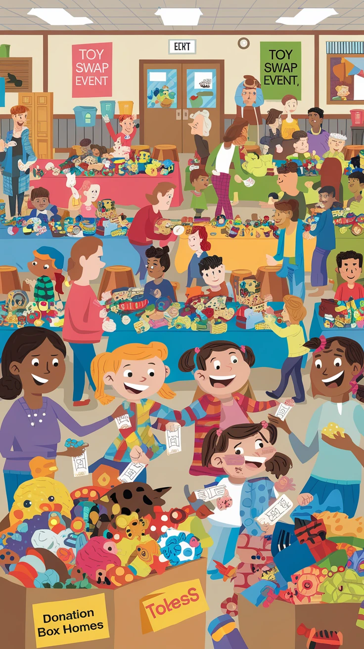 5. Organize a Toy Swap Event
