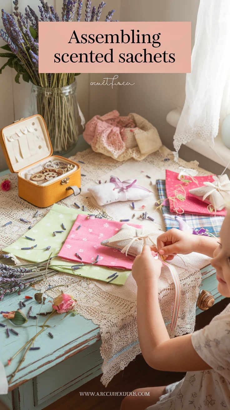 7. Assembling Scented Sachets