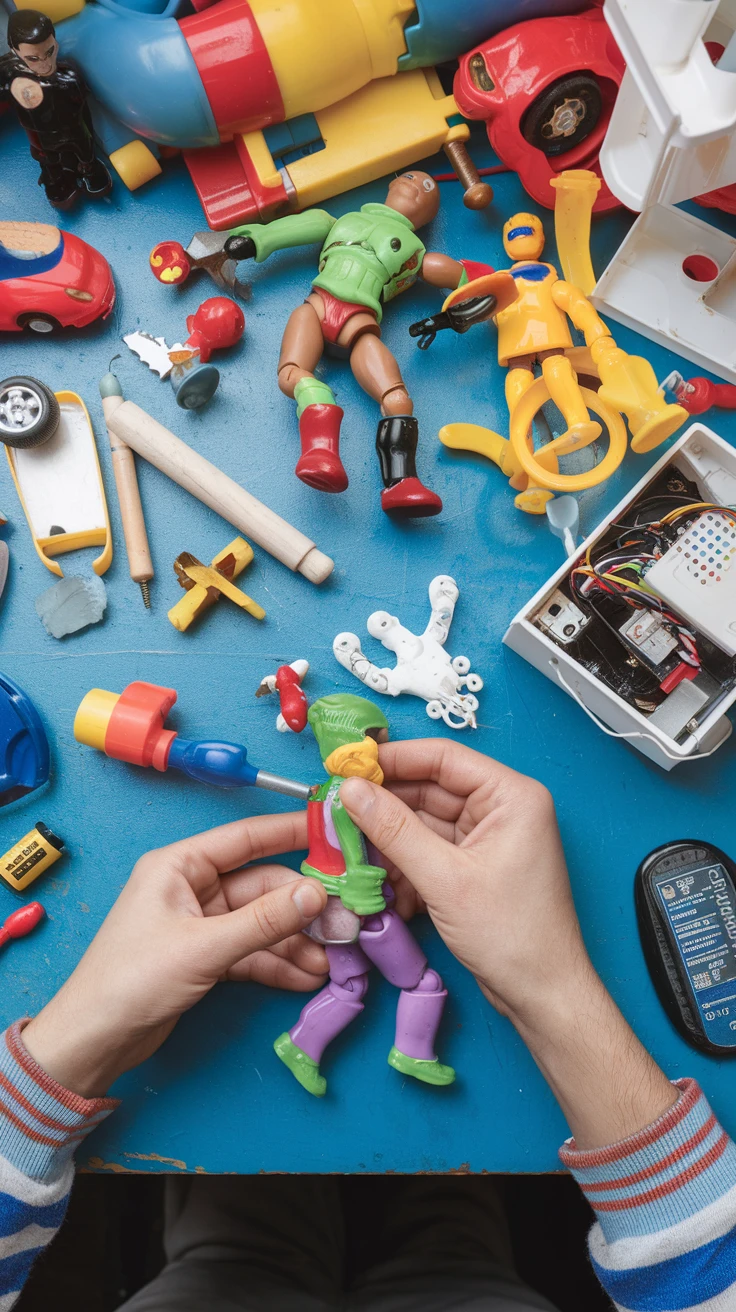 8. Use Duplicate Toys as Spare Parts