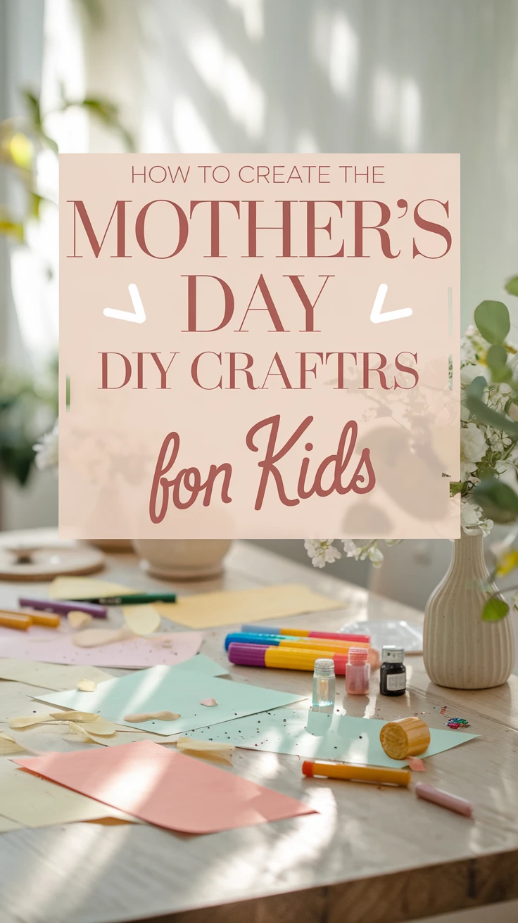 How to Create the Best Mother's Day DIY Crafts for Kids