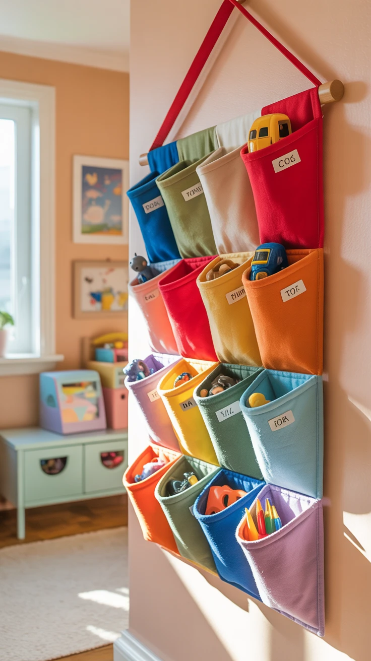 3. Wall Pocket Organizers