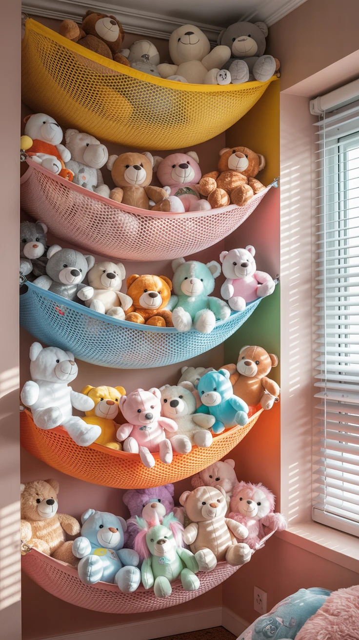 4. Mesh or Net Toy Hammocks