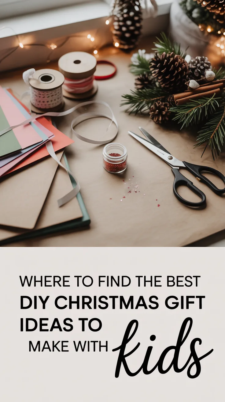 Where to Find the Best DIY Christmas Gift Ideas to Make with Kids – Pinterest image