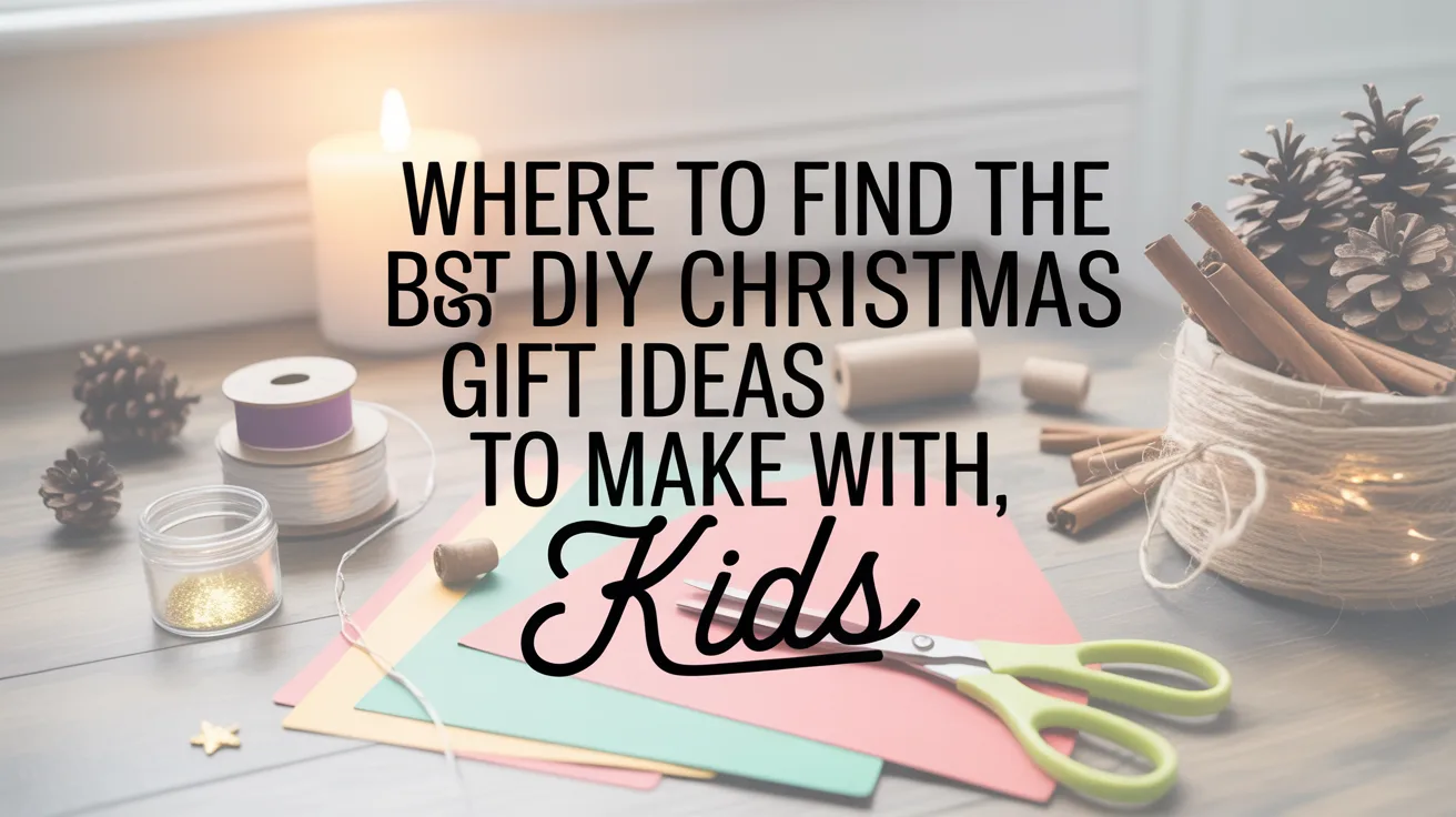 Where to Find the Best DIY Christmas Gift Ideas to Make with Kids hero image