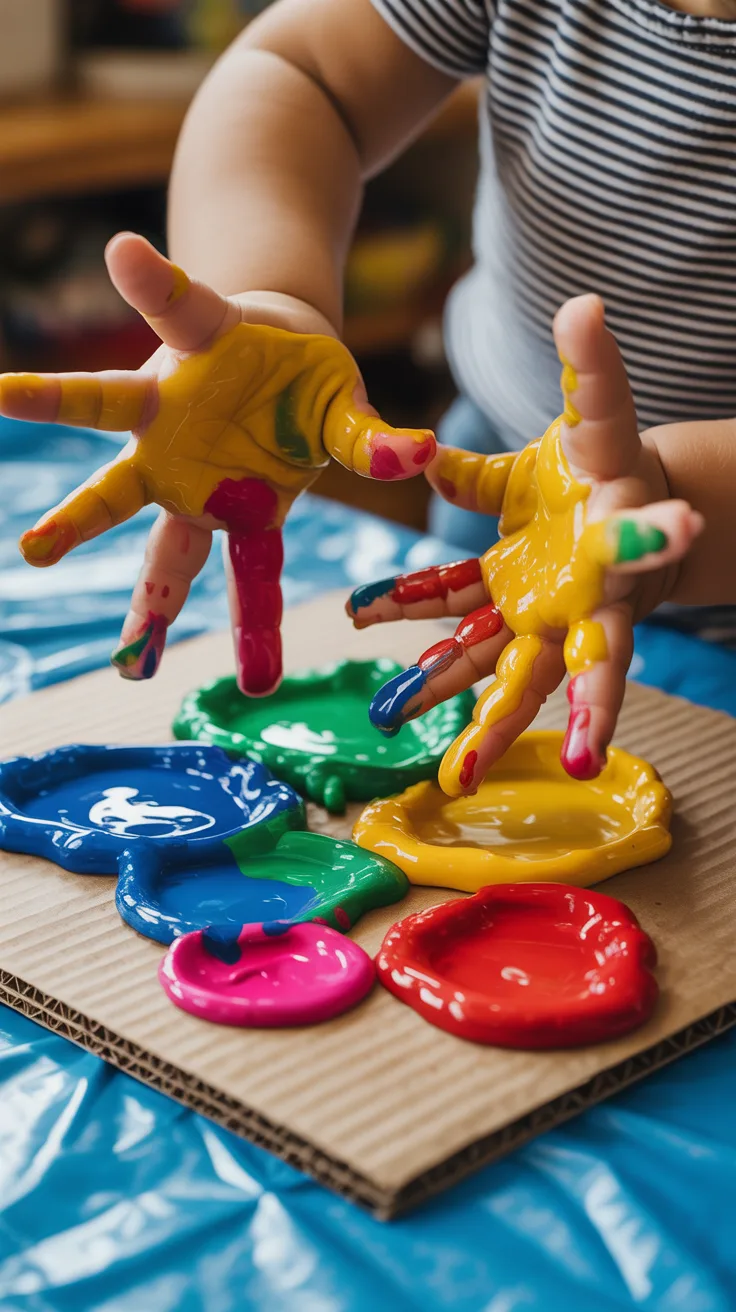 1. Finger Painting Fun illustrative image