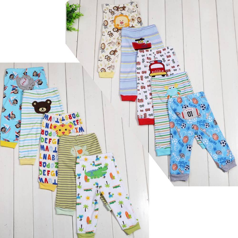 Cartoon print children's leggings 5 pieces - Image 5
