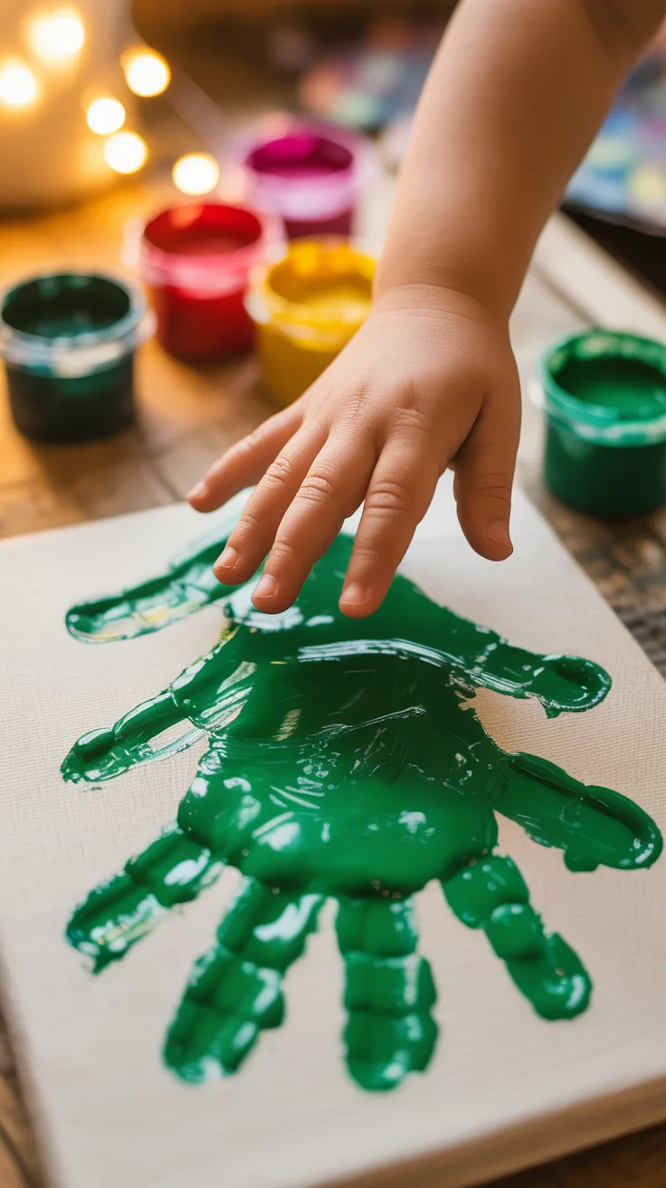 2. Handprint Christmas Tree illustrative image