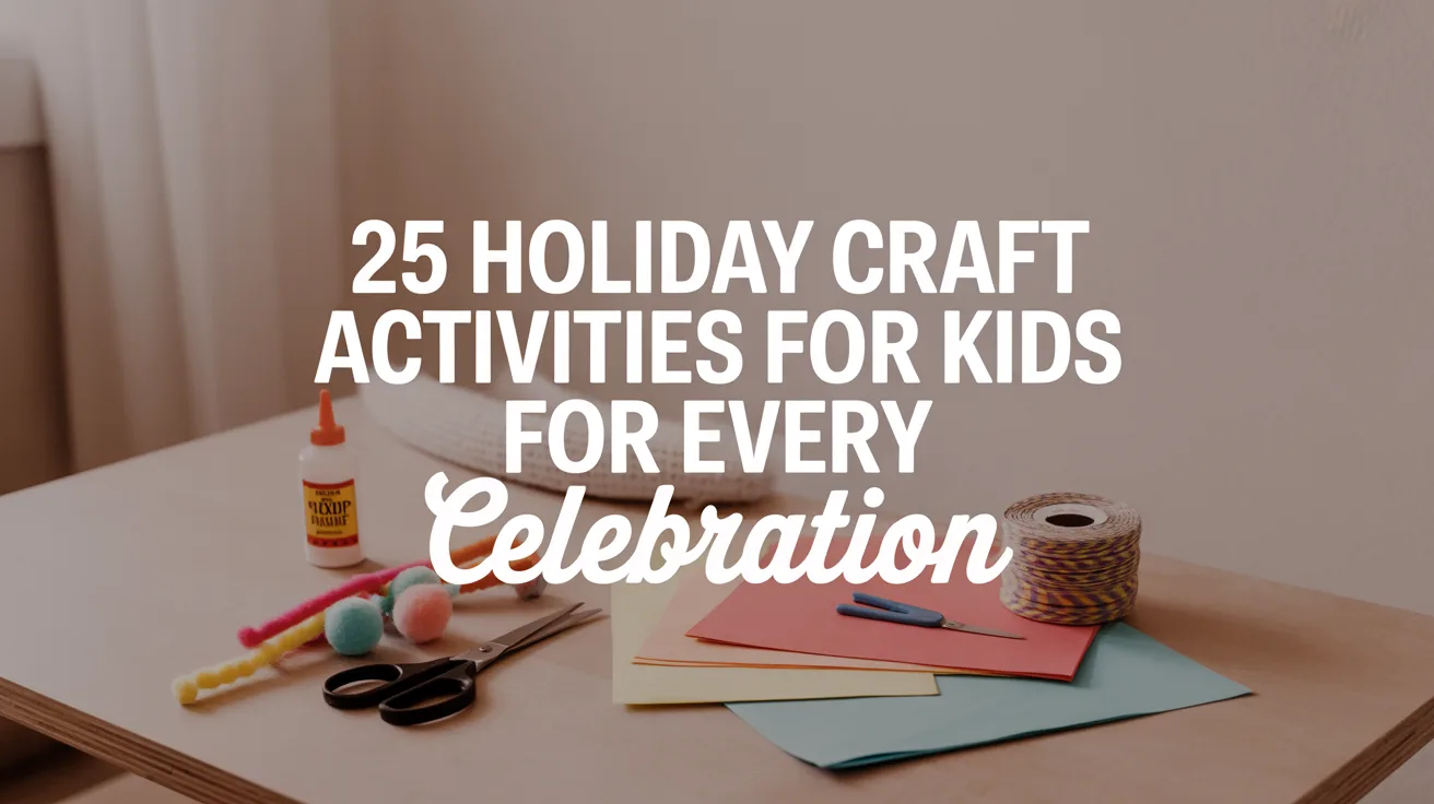 25 Holiday Craft Activities for Kids for Every Celebration hero image