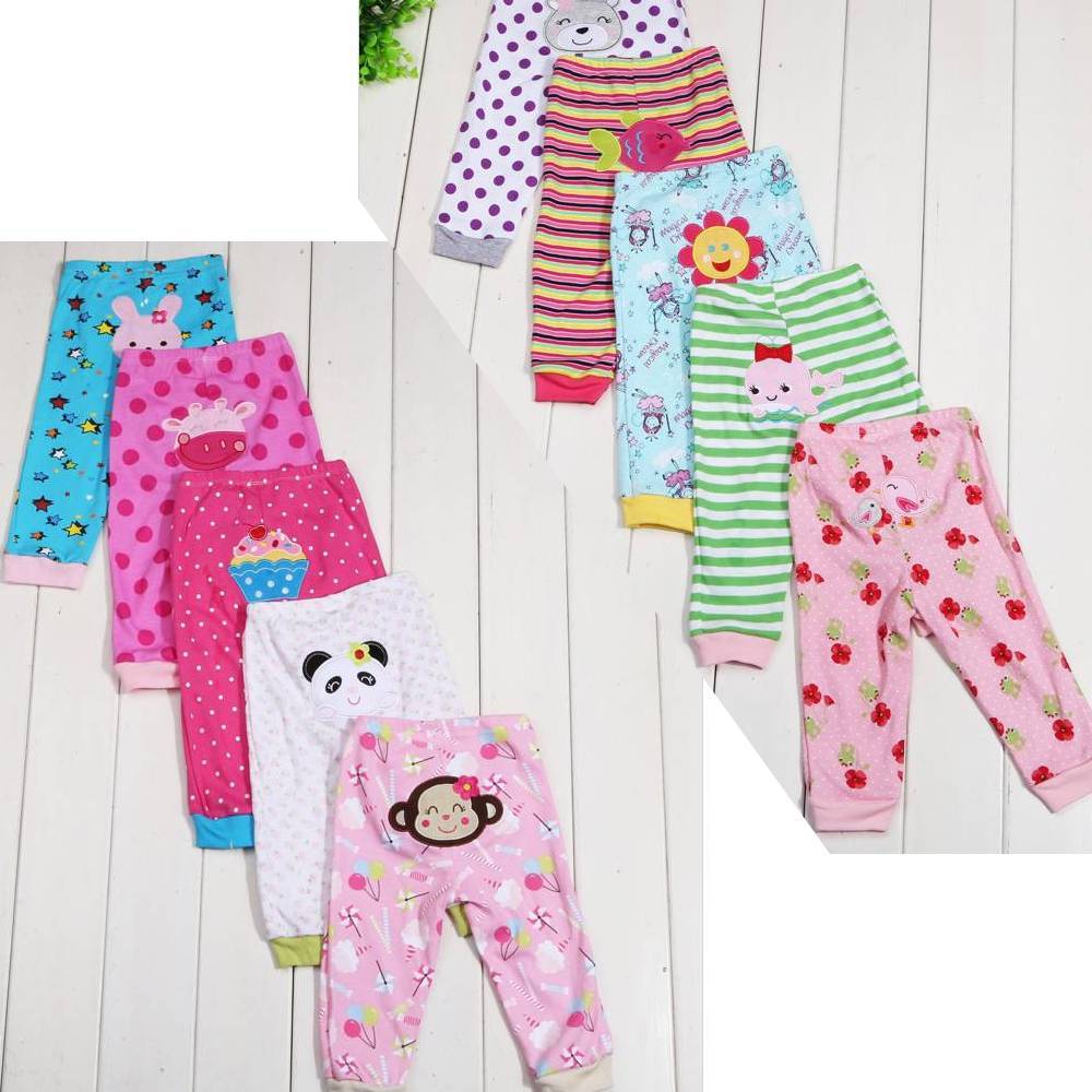 Cartoon print children's leggings 5 pieces - Image 6