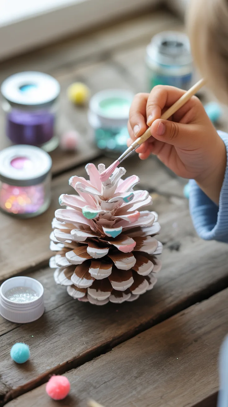 3. Pine Cone Ornaments illustrative image