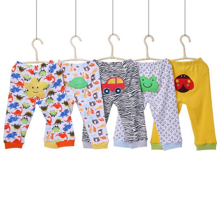 Cartoon print children's leggings 5 pieces - Image 3
