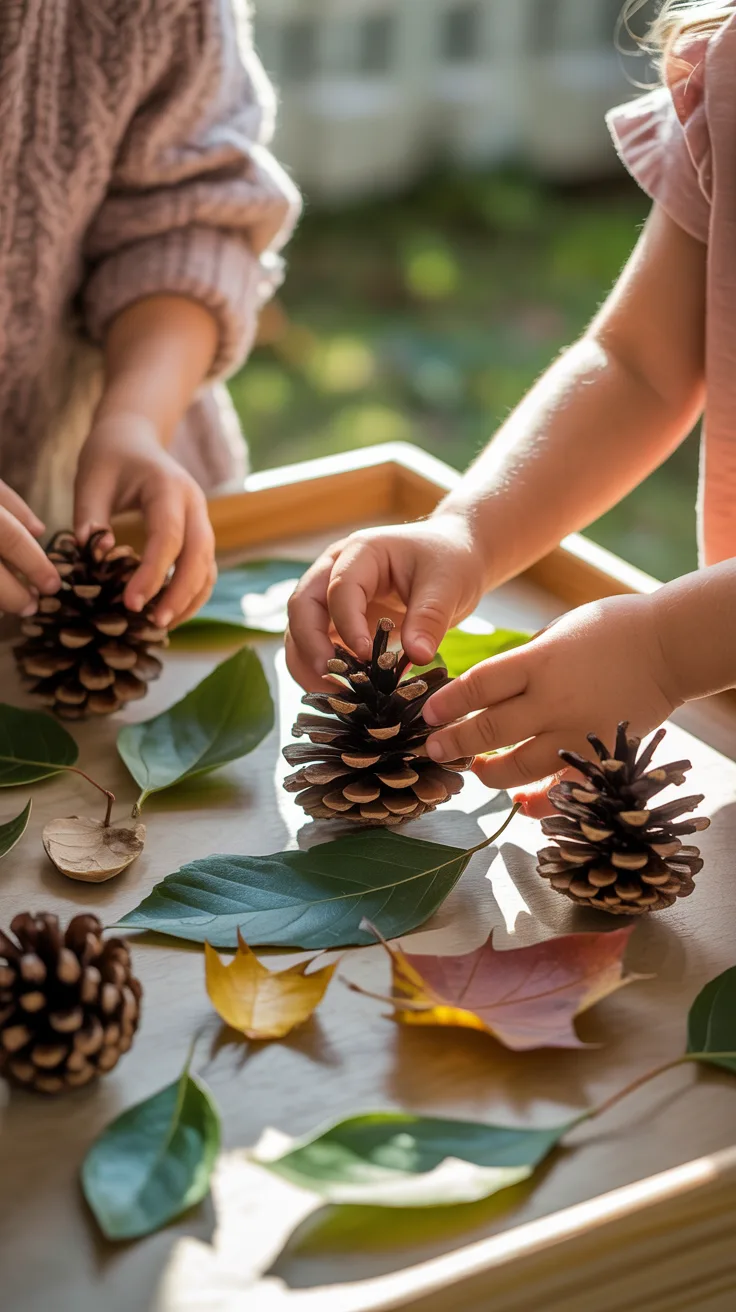 Benefits of Nature Crafting for Kids illustrative image