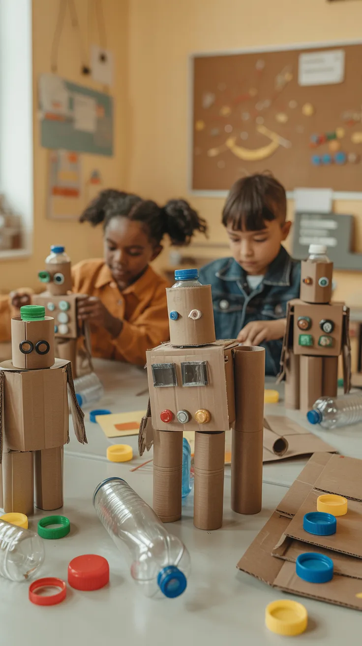 Recycled Material Sculptures illustrative image